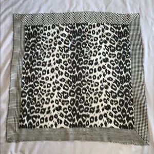 Glentex Black & White Mixed Pattern Scarf